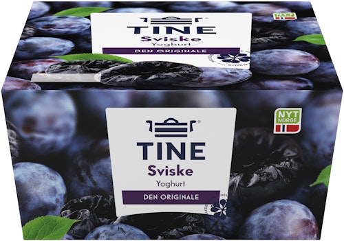Bilde: © Tine / Oda Tine Yoghurt Sviske 4x150g, 600 g