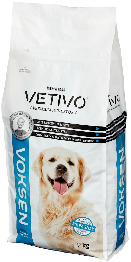 Bilde: © Vetivo / Kolonial.no Vetivo Hundefôr Voksen 9 kg