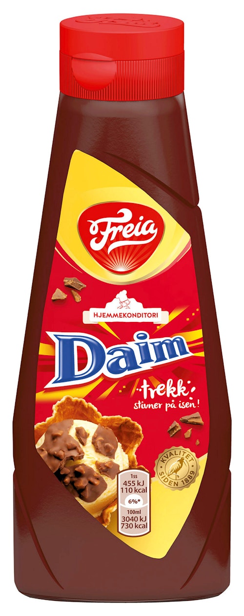 Bilde: © Freia / Kolonial.no Freia Daim Hard Topping 280 g