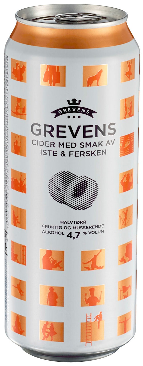 Bilde: © Grevens / Kolonial.no Grevens Grevens Iste & Fersken 0,5 l