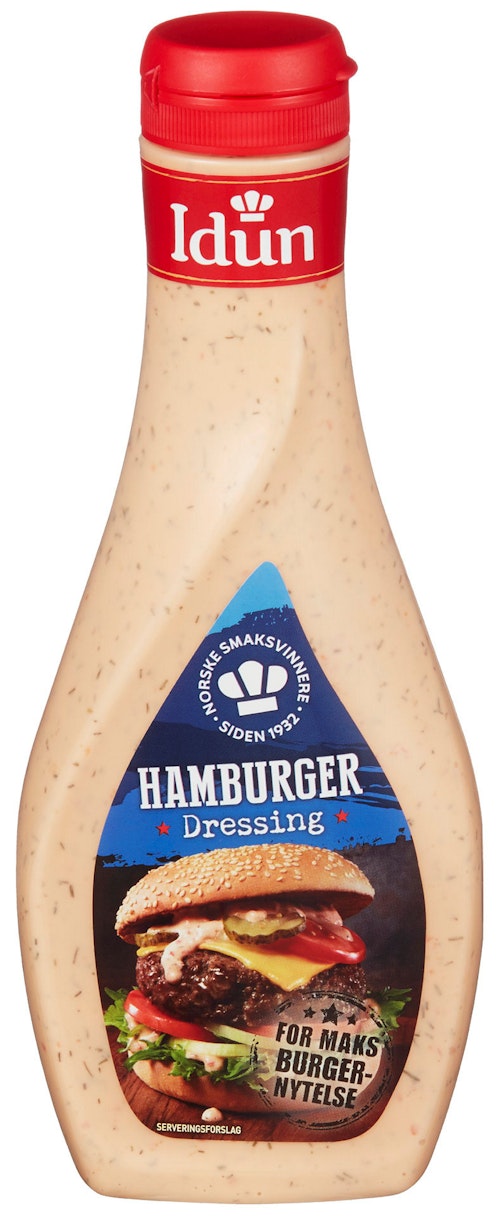 Bilde: © Idun / Kolonial.no Idun Hamburgerdressing 450 g