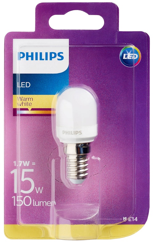 Lyspære Led 15w, E14 Deco T25 Matt, 1 stk