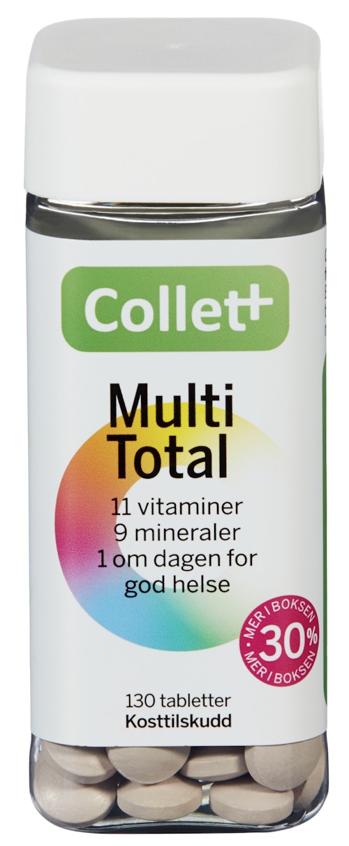 Bilde: © Collett / Oda Collett Kostpluss Multitotal 130 stk
