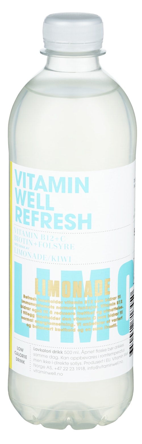Bilde: © Vitamin Well / Oda Vitamin Well Vitamin Well Refresh Limonade, 0,5 l