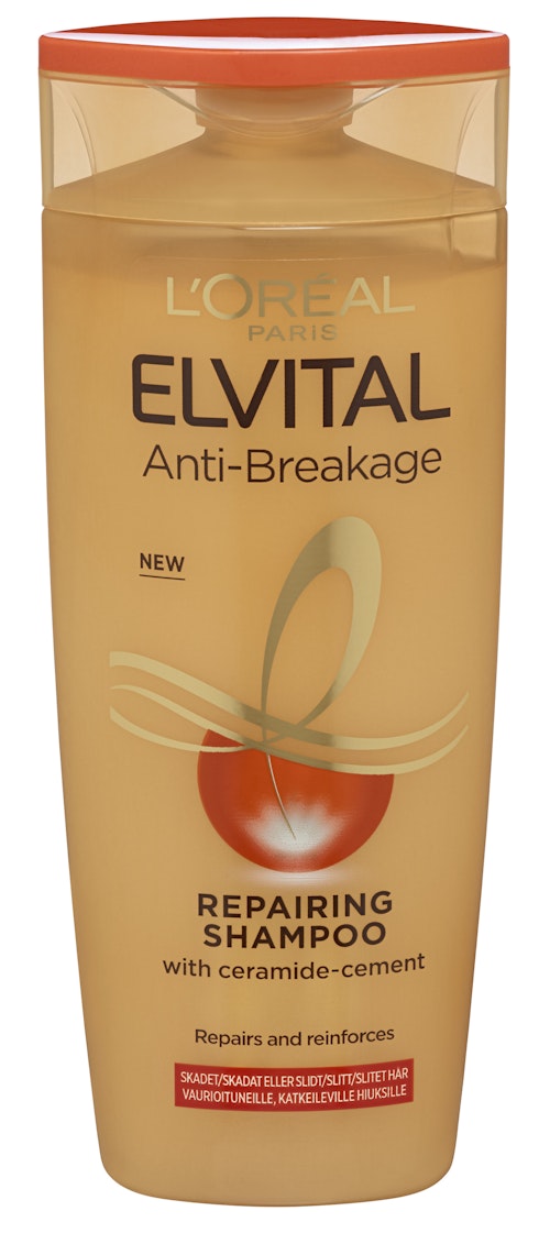 Bilde: © L'Oreal / Oda L'Oreal Anti-Breakage Shampoo ElVital, 250 ml