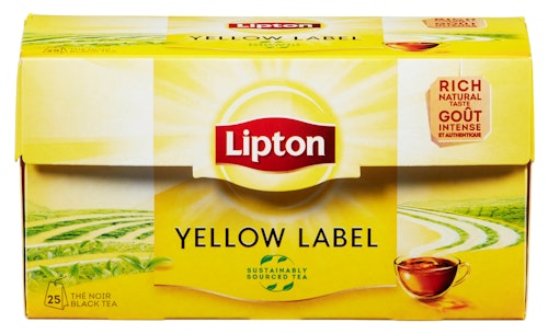 Bilde: © Lipton / Kolonial.no Lipton Yellow Label Tea 25 poser, 25 stk