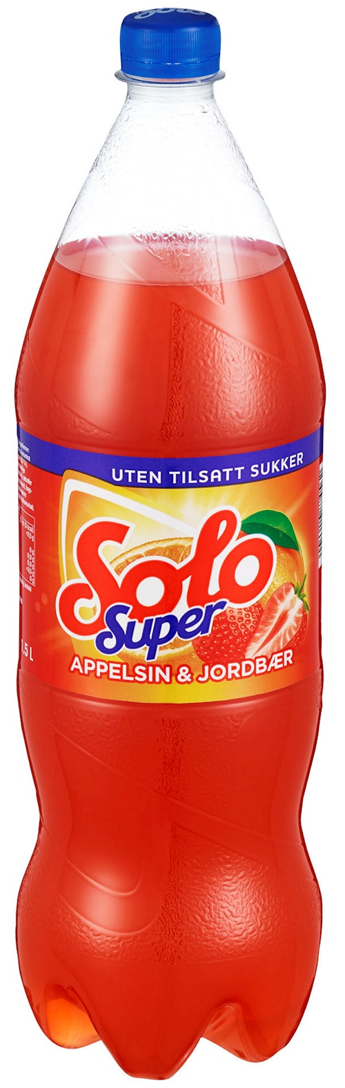 Bilde: © Solo / Kolonial.no Solo Solo Super Appelsin & Jordbær 1,5 l