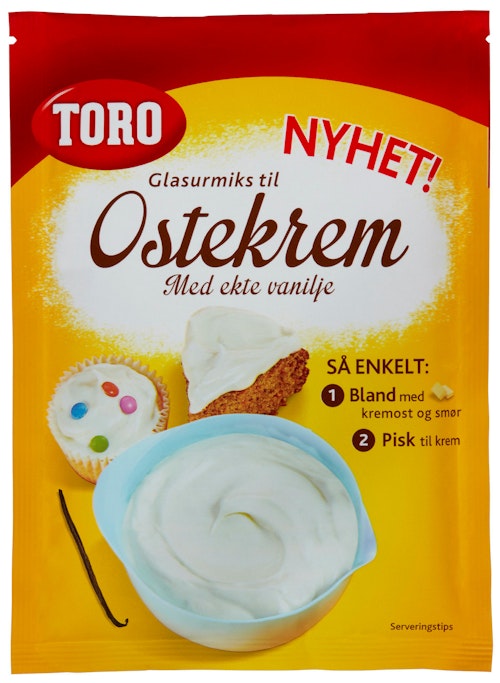 Bilde: © Toro / Oda Toro Toro Glasurmiks Til Ostekrem, 126 g