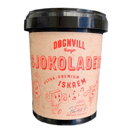 Bilde: © Døgnvill / Oda Døgnvill Iskrem Premium Sjokolade