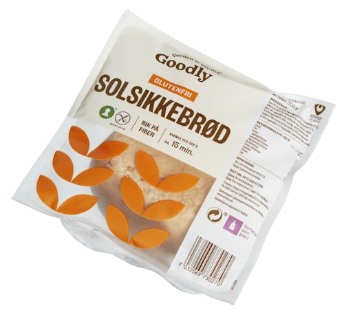 Bilde: © Goodly / Oda Goodly Solsikkebrød Glutenfri Økologisk, 250 g