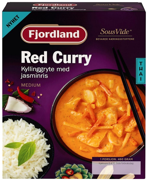 Bilde: © Fjordland / Kolonial.no Fjordland Red Curry 460 g