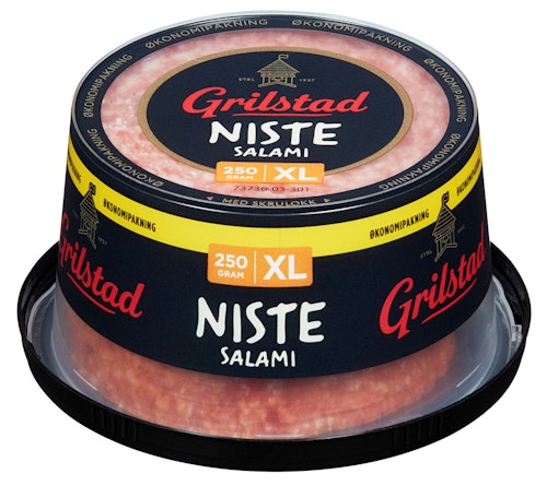 Bilde: © Grilstad / Kolonial.no Grilstad Nistesalami Bordpakning, 250 g