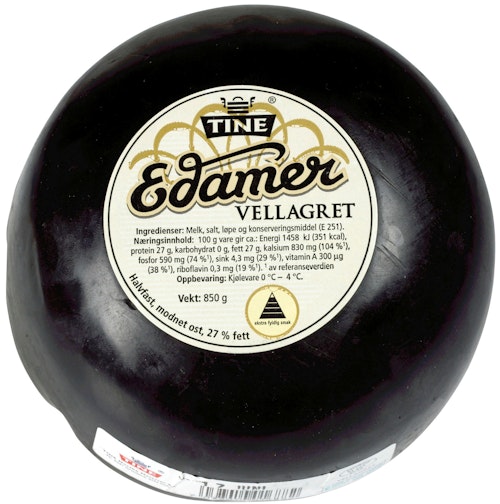 Bilde: © Tine / Kolonial.no Tine Edamer Vellagret 850 g