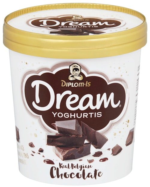 Bilde: © Diplom-Is / Kolonial.no Diplom-Is Dream Real Belgian Chocolate 0,8 l