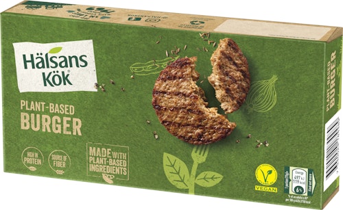 Bilde: © Hälsans Kök / Oda Hälsans Kök Plant-based Burger 300 g