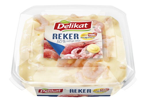 Bilde: © Delikat / Oda Delikat Reker I Mills Majones 180 g