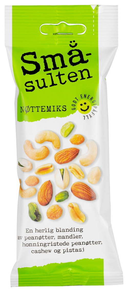 Bilde: © Polly / Kolonial.no Polly Småsulten Nøttemiks 60 g