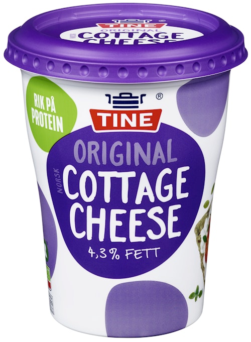 Bilde: © Tine / Kolonial.no Tine Cottage Cheese Original, 400 g