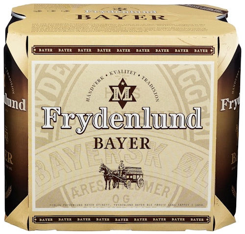 Bilde: © Frydenlund / Kolonial.no Frydenlund Frydenlund Bayer 6 x 0,5l, 3 l