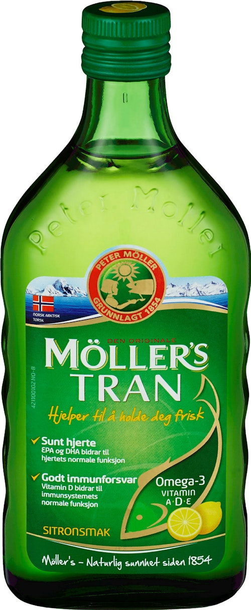 Bilde: © Möller's / Kolonial.no Möller's Möller's Tran Sitron 500 ml