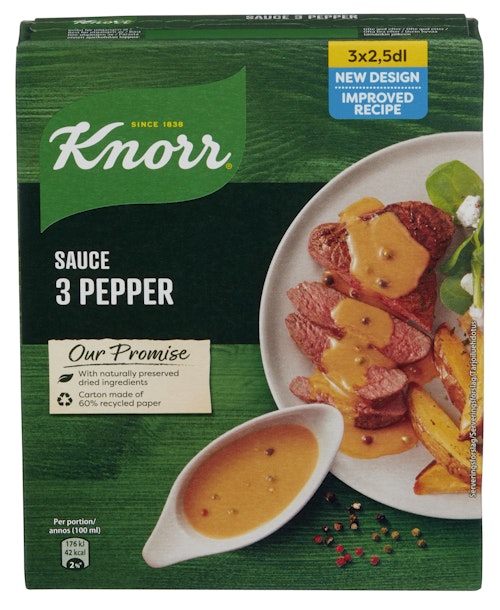 Bilde: © Knorr / Oda Knorr Peppersaus 28 gram
