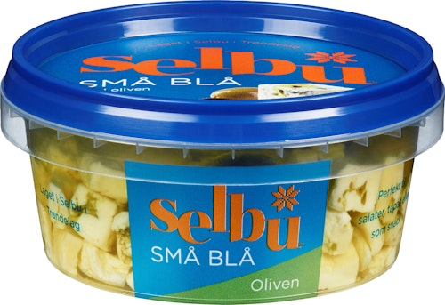 Bilde: © Selbu / Kolonial.no Selbu Selbu Små Blå Med Oliven 150 g