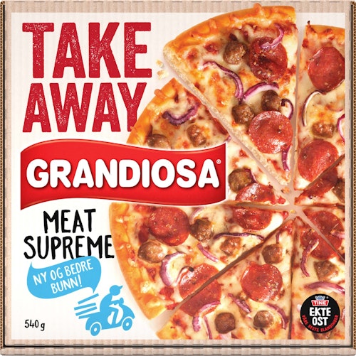 Bilde: © Grandiosa / Oda Grandiosa Grandiosa Take Away Meat Supreme 540 g