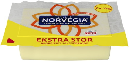 Bilde: © Tine / Kolonial.no Tine Norvegia Fyldig 1 kg