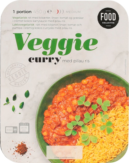 Bilde: © Food Collective / Oda Food Collective Veggie Curry