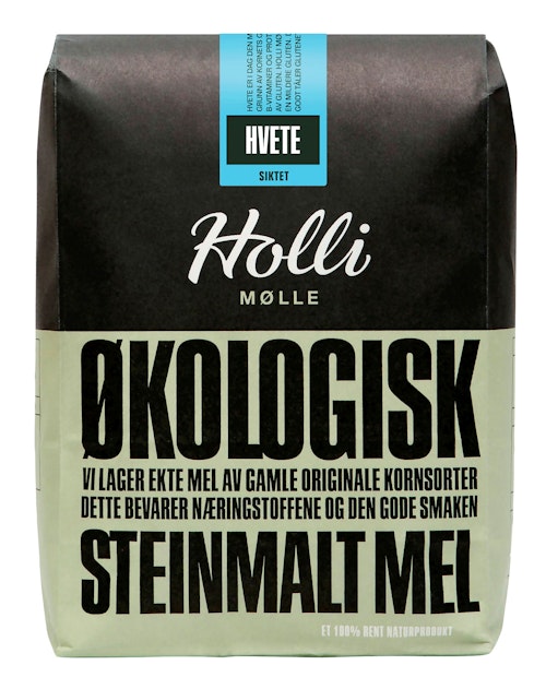 Bilde: © Holli Mølle / Oda Holli Mølle Siktet Hvetemel Økologisk, 1 kg
