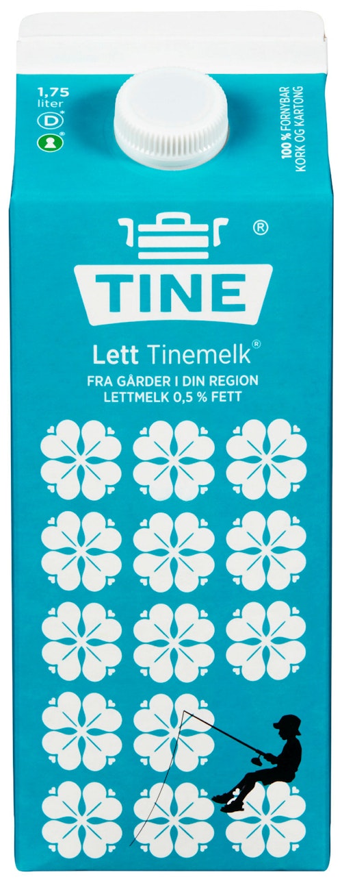 Bilde: © Tine / Kolonial.no Tine TineMelk Ekstra Lett 1,75 l