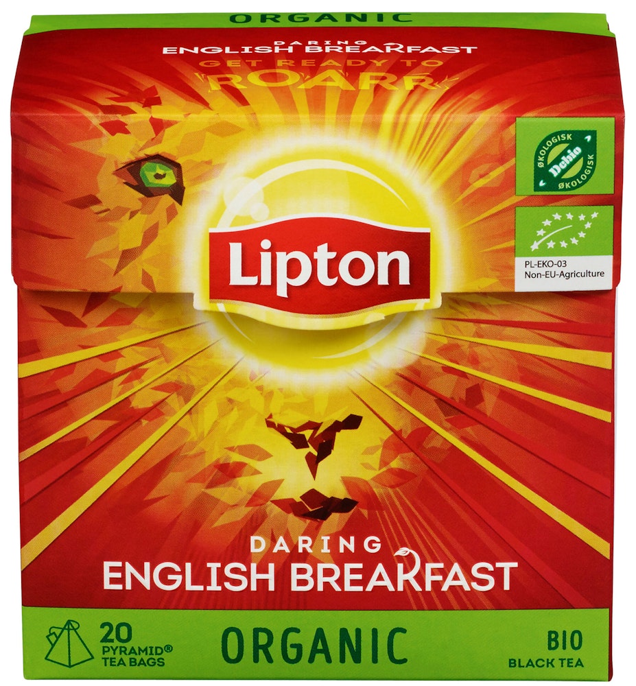 Lipton English Breakfast Te Økologisk