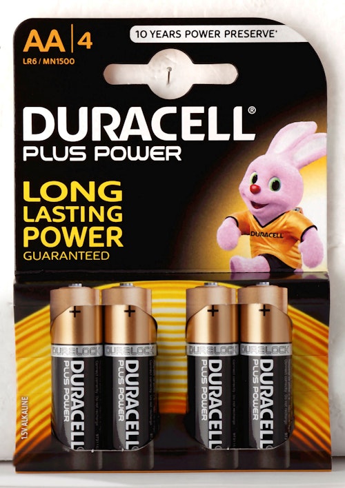 Duracell Batterier Plus Power AA, 4 stk
