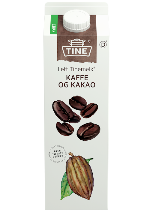 Bilde: © Tine / Kolonial.no Tine Tinemelk med Kaffe og kakao, 1 l