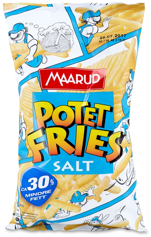 Bilde: © Maarud / Kolonial.no Maarud Potetfries Salt 100 g