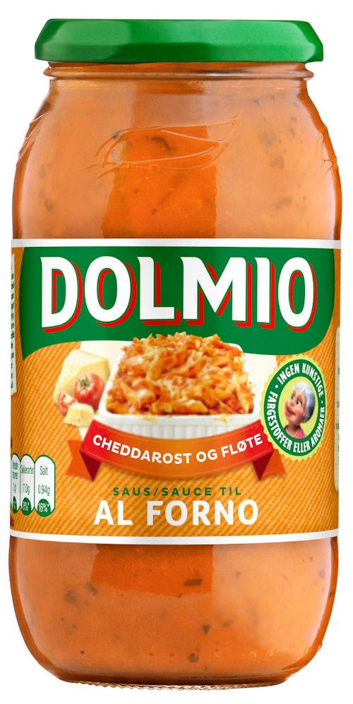 Bilde: © Dolmio / Kolonial.no Dolmio Pastasaus Al Forne 500 g