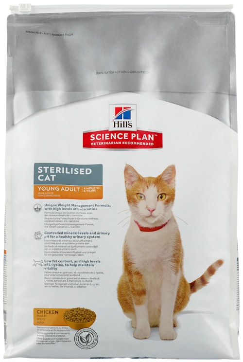 Bilde: © Hills / Oda Hills Science Plan Feline Young Adult Sterilised Cat 3 kg