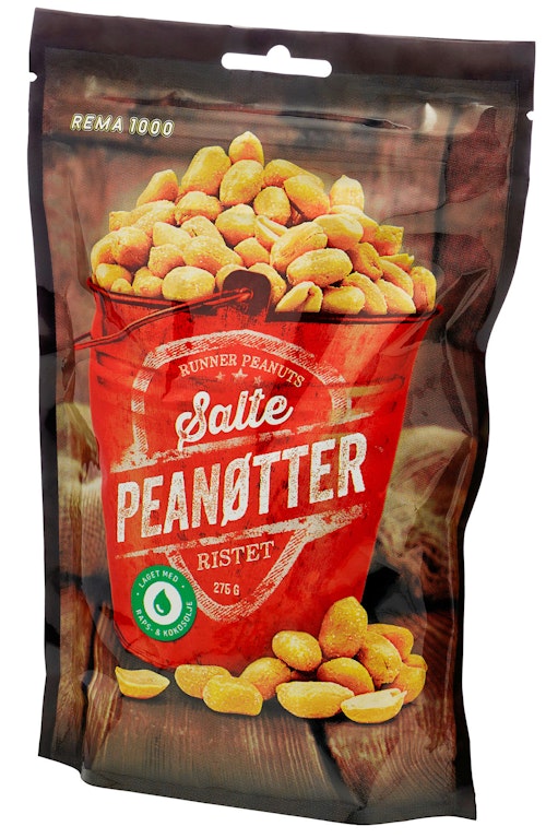 Bilde: © REMA 1000 / Kolonial.no REMA 1000 Peanøtter 275 g