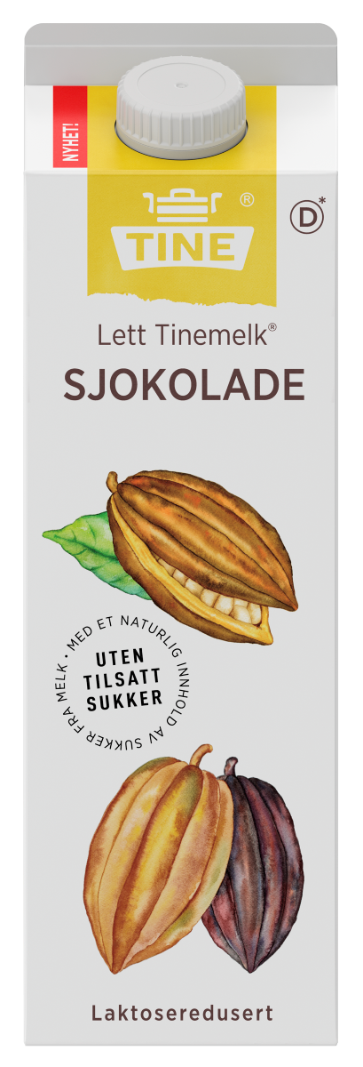 Bilde: © Tine / Kolonial.no Tine Tine Lettmelk Med Sjokoladesmak 1 l
