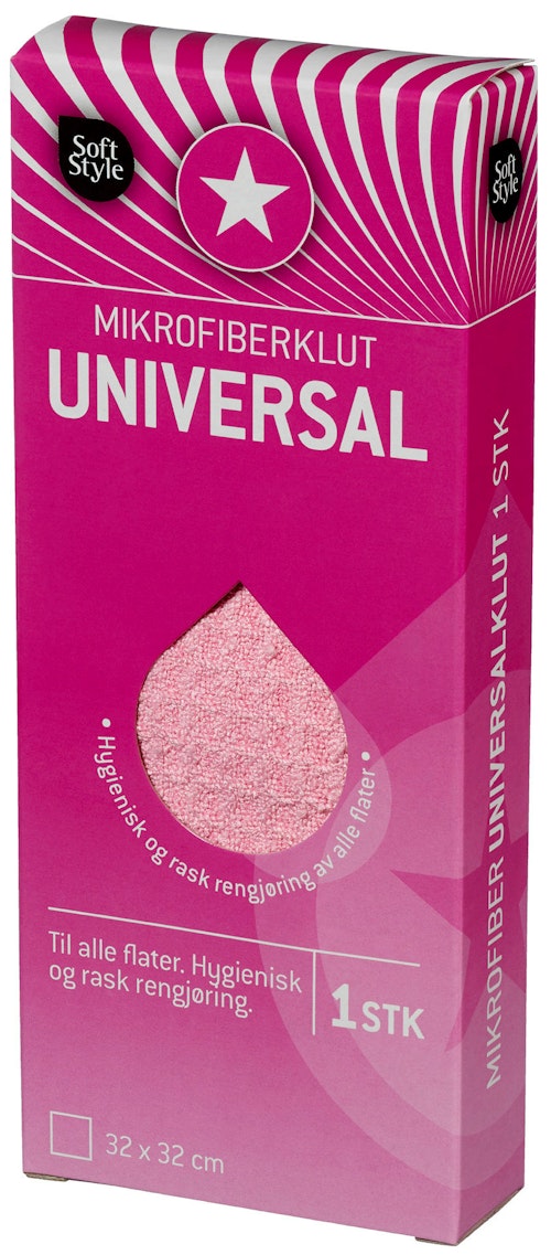 Bilde: © Soft Style / Kolonial.no Soft Style Mikrofiberklut Universal 1 stk
