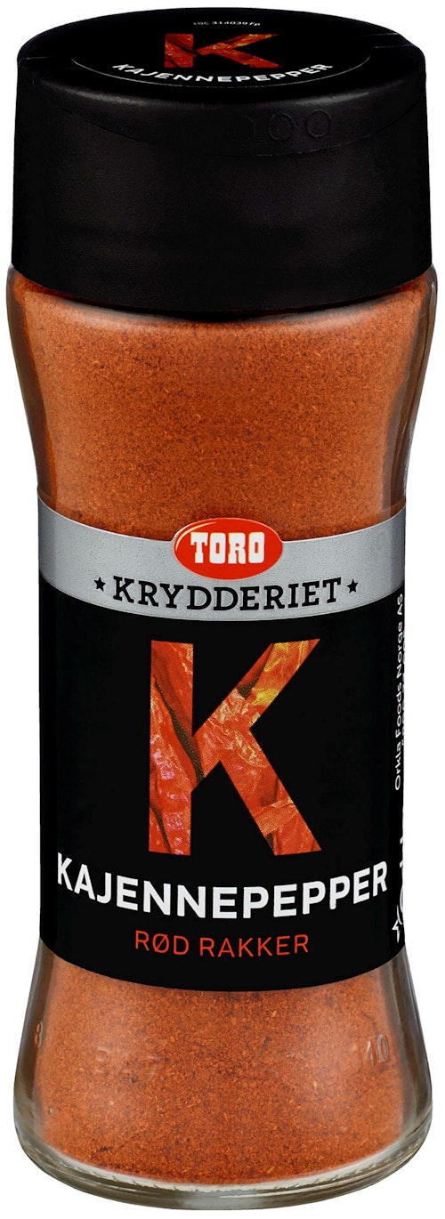 Bilde: © Toro / Kolonial.no Toro Kajennepepper Tørr, 62 g
