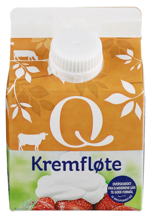 Bilde: © Q-meieriene / Oda Q-meieriene Q-Kremfløte 0,3 l