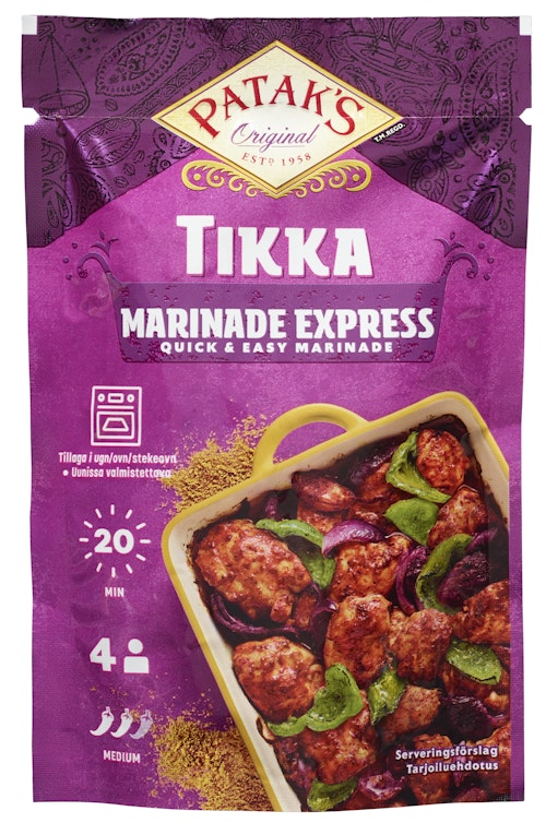 Bilde: © Patak's / Oda Patak's Tikka Masala Marinade Express 120 g