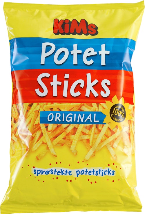 Bilde: © Kims / Kolonial.no Kims Potetsticks 225 g