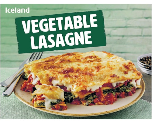 Bilde: © Iceland / Oda Iceland Vegetable Lasagne