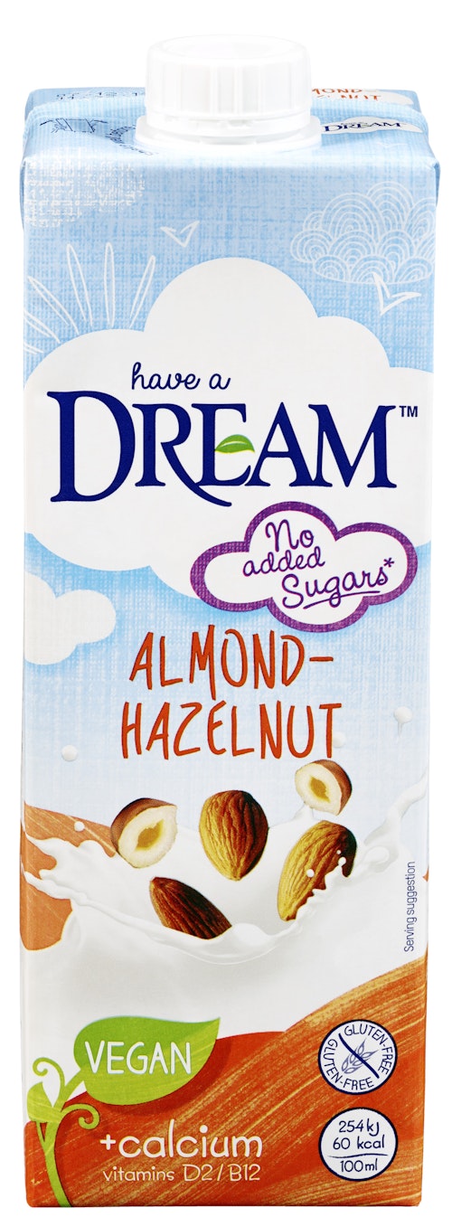 Bilde: © Dream / Oda Dream Mandel & Hasselnøttdrikk Med Kalsium, 1 l