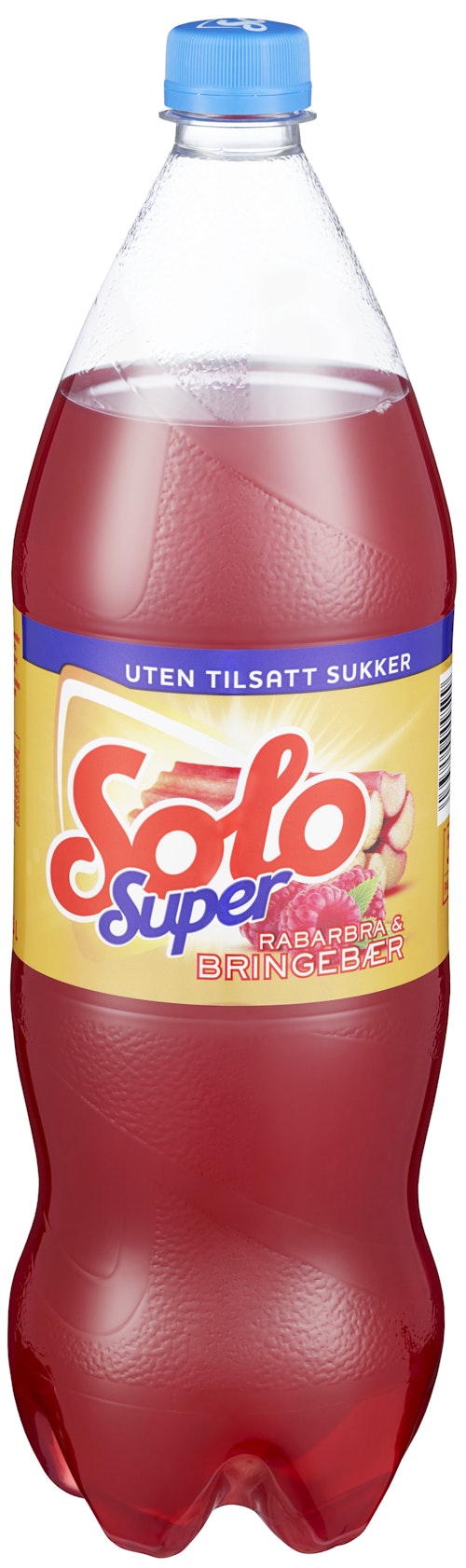Bilde: © Solo / Oda Solo Solo Super Rabarbra & Bringebær 1,5 l