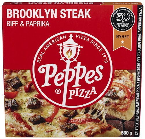 Bilde: © Peppes Pizza / Oda Peppes Pizza Peppes Brooklyn Steak 560 g