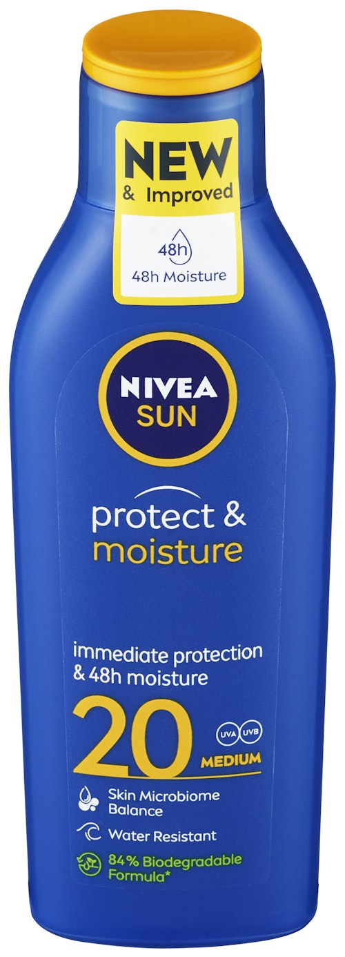 Bilde: © Nivea / Oda Nivea Sun Protect & Moisture SPF 20