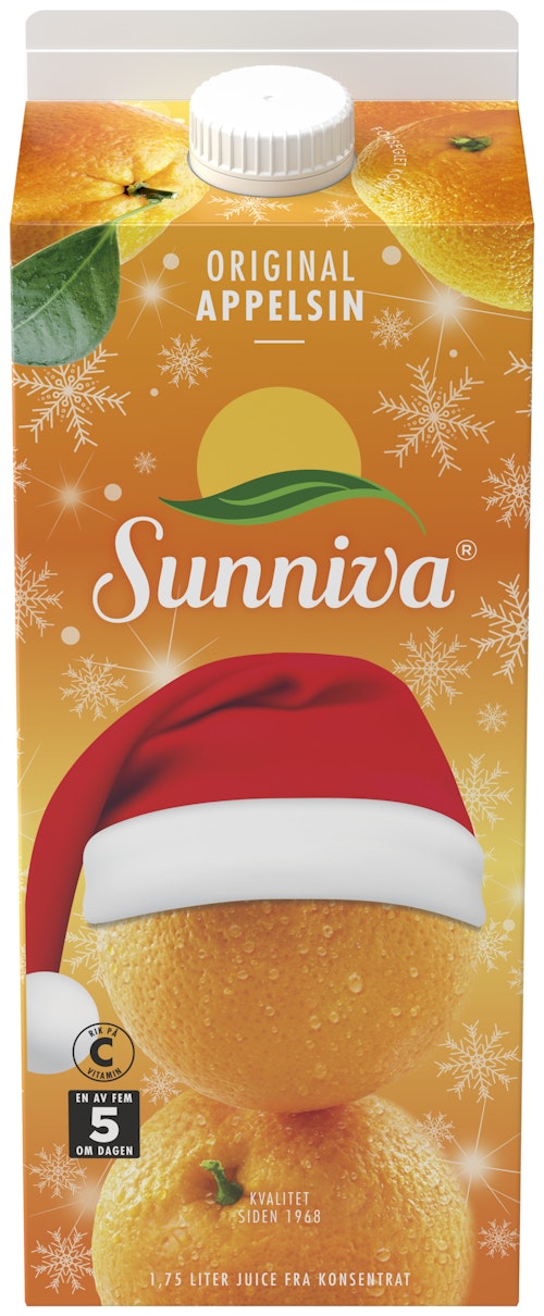 Bilde: © Sunniva / Kolonial.no Sunniva Original Appelsinjuice 1,75 l